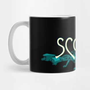 Blue Scorpio Scorpion - Zodiac Sign Mug